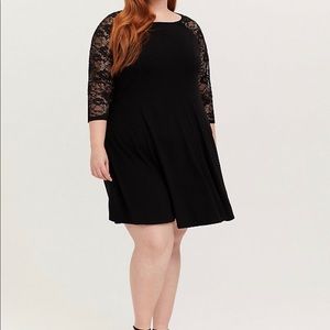 Torrid Black Jersey Mini Dress